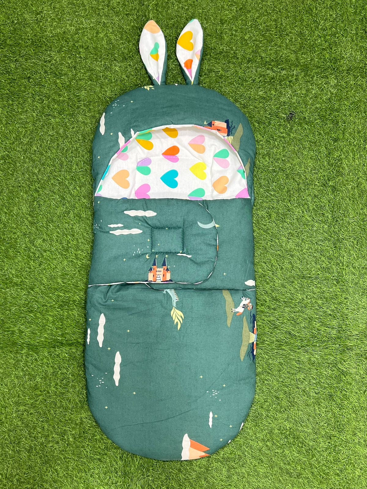 Rabbit Swaddle Cotton (Green)