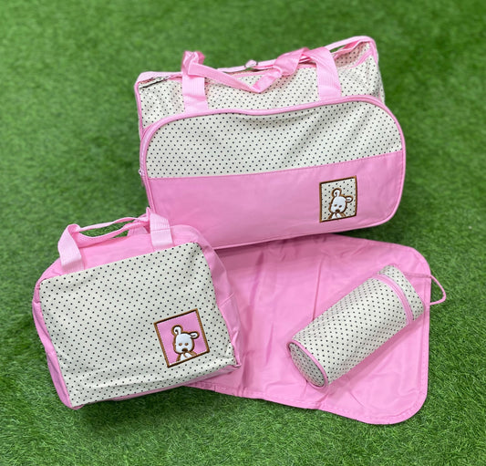 Imported 4PCS Love Me Bag Set - Pink