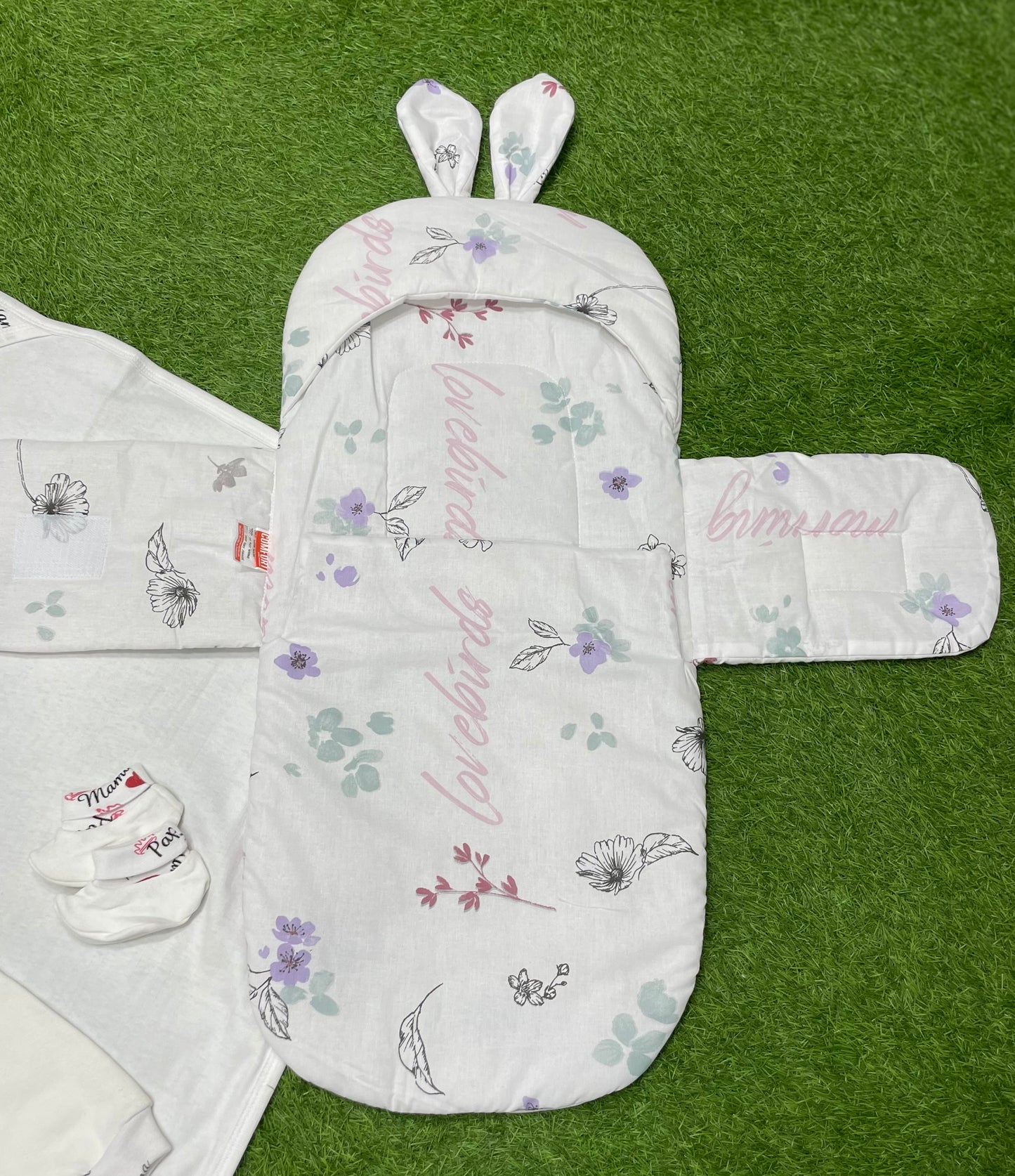 9pcs “HEAVENLYBUNDLE” the ultimate newborn comfort collection