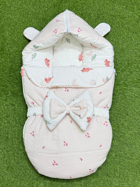 Double Bow Carry Nest (Pink Flower)