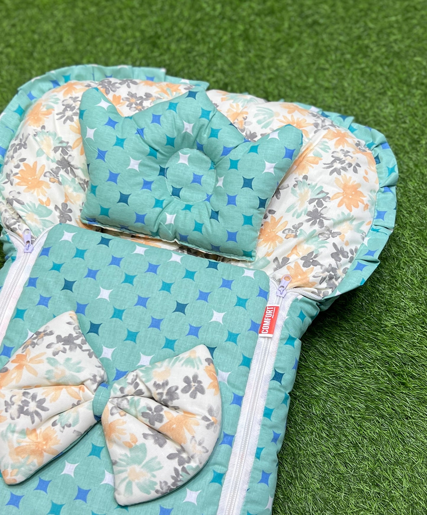 Butterfly Bow Carry Nest (Sea Green)