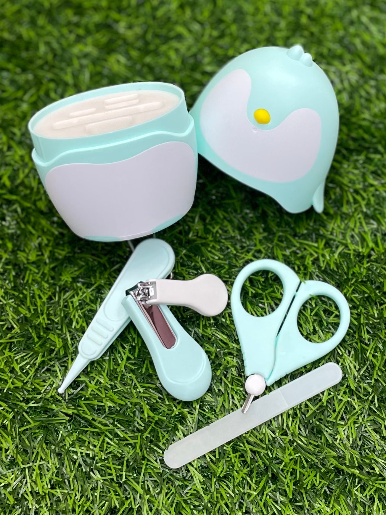 Penguin Baby Nail Kit 4 in 1 - Green