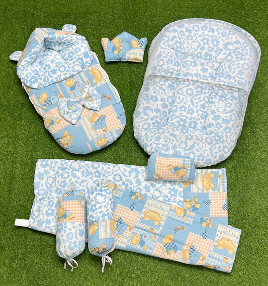 7pcs Fancy & Stylish Baby Bedding Set - - Green