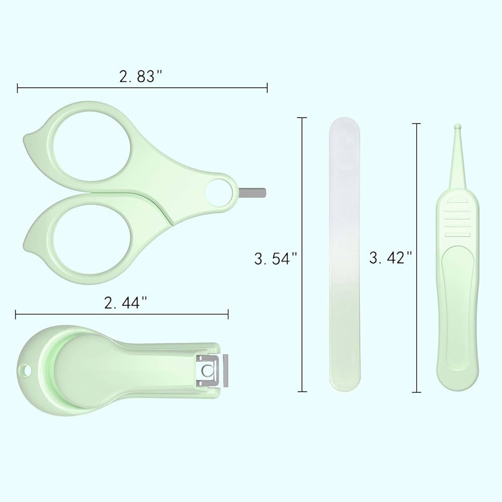 Penguin Baby Nail Kit 4 in 1 - Green