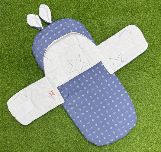 Rabbit Swaddle Cotton (Blue)