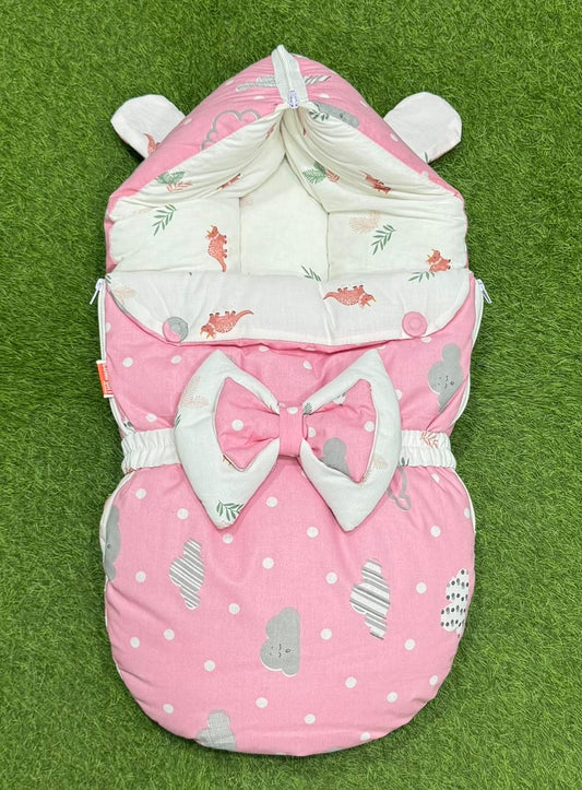 Double bow carry nest (Pink Clouds)