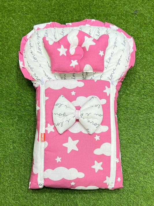 Butterfly Bow Carry Nest (Pink)
