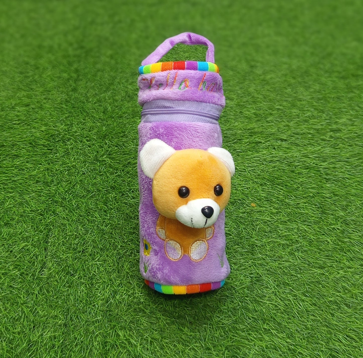 Character Feeder Cover For Baby Feeding Bottle soft Plush Pouch Cover