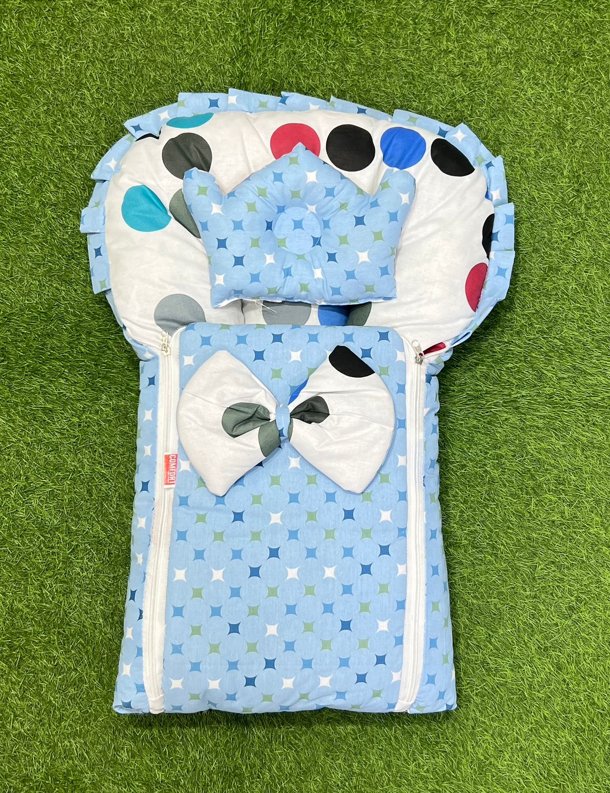 Butterfly Bow Carry Nest (light Blue)