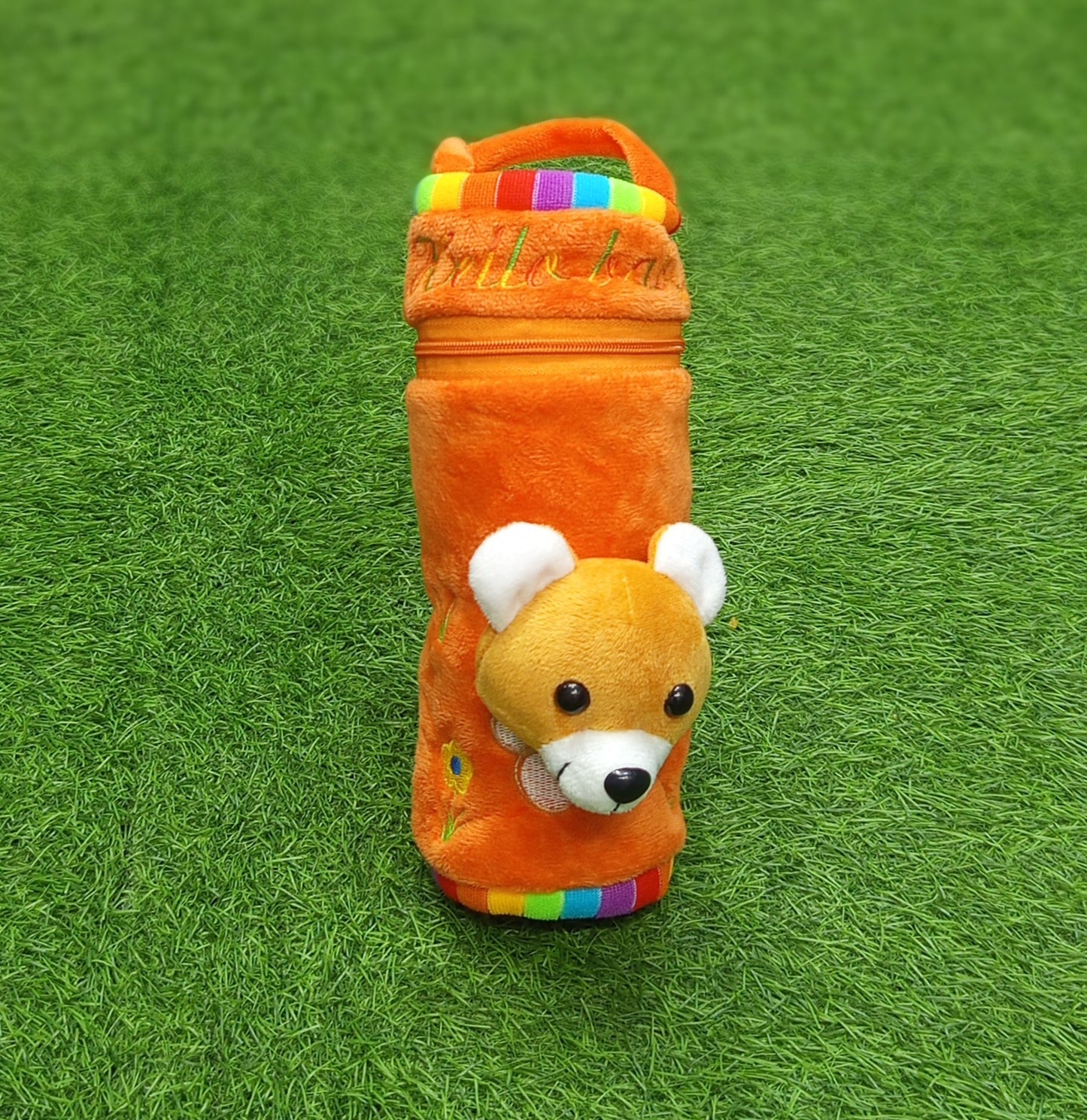 Character Feeder Cover For Baby Feeding Bottle soft Plush Pouch Cover