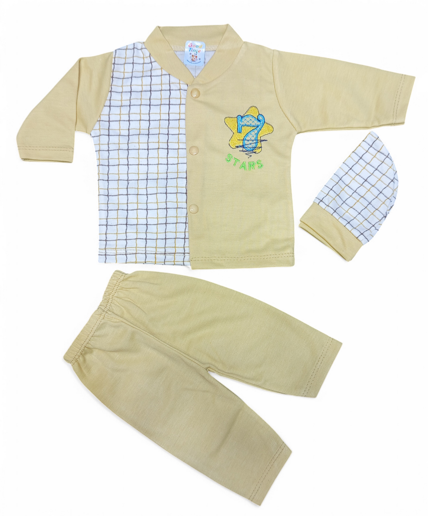 Baby 3-Piece Cotton Suit Set | Soft & Comfortable Infant Wear